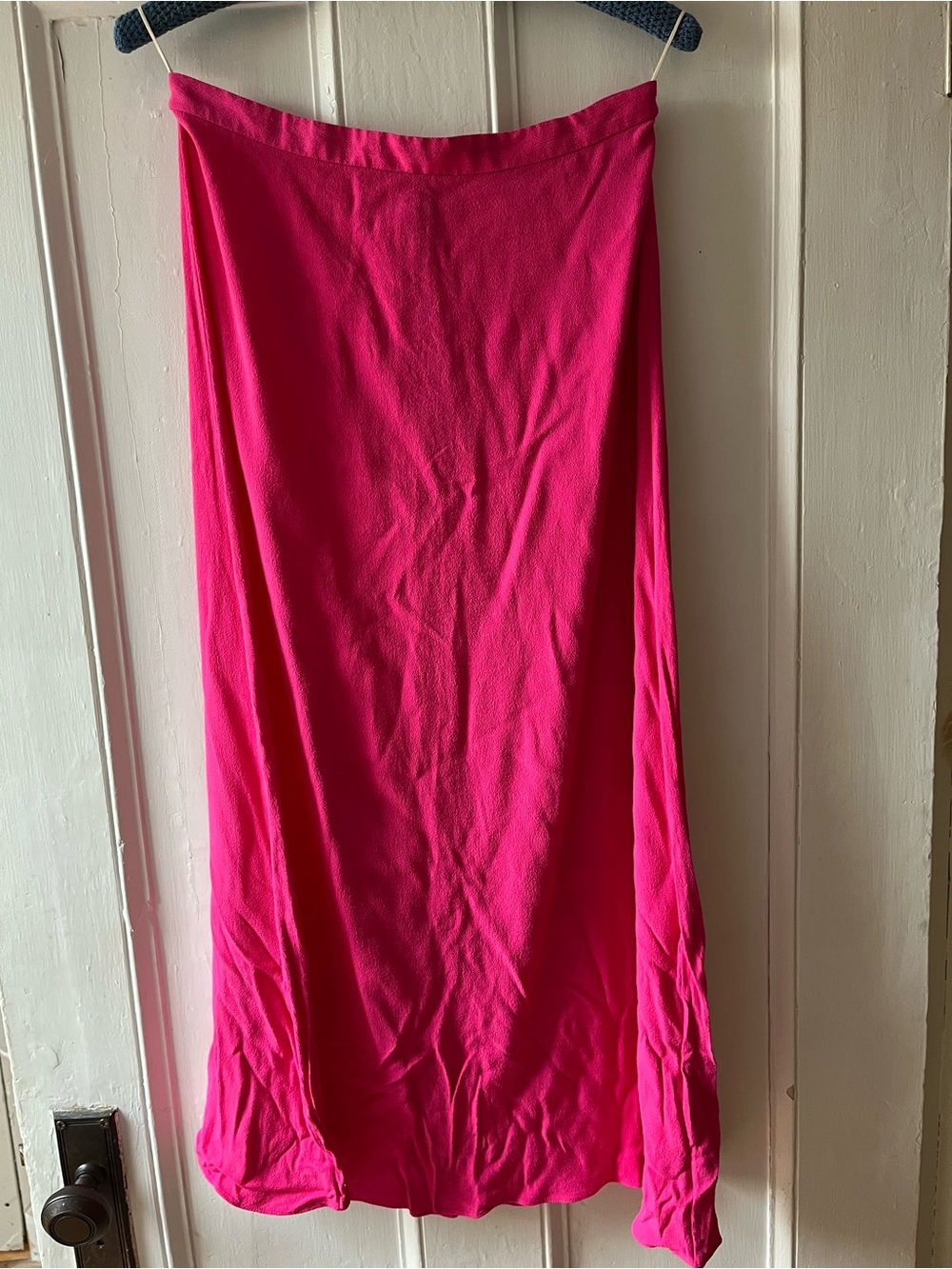 Wilfred Hot Pink Maxi Skirt - Flowing A-Line